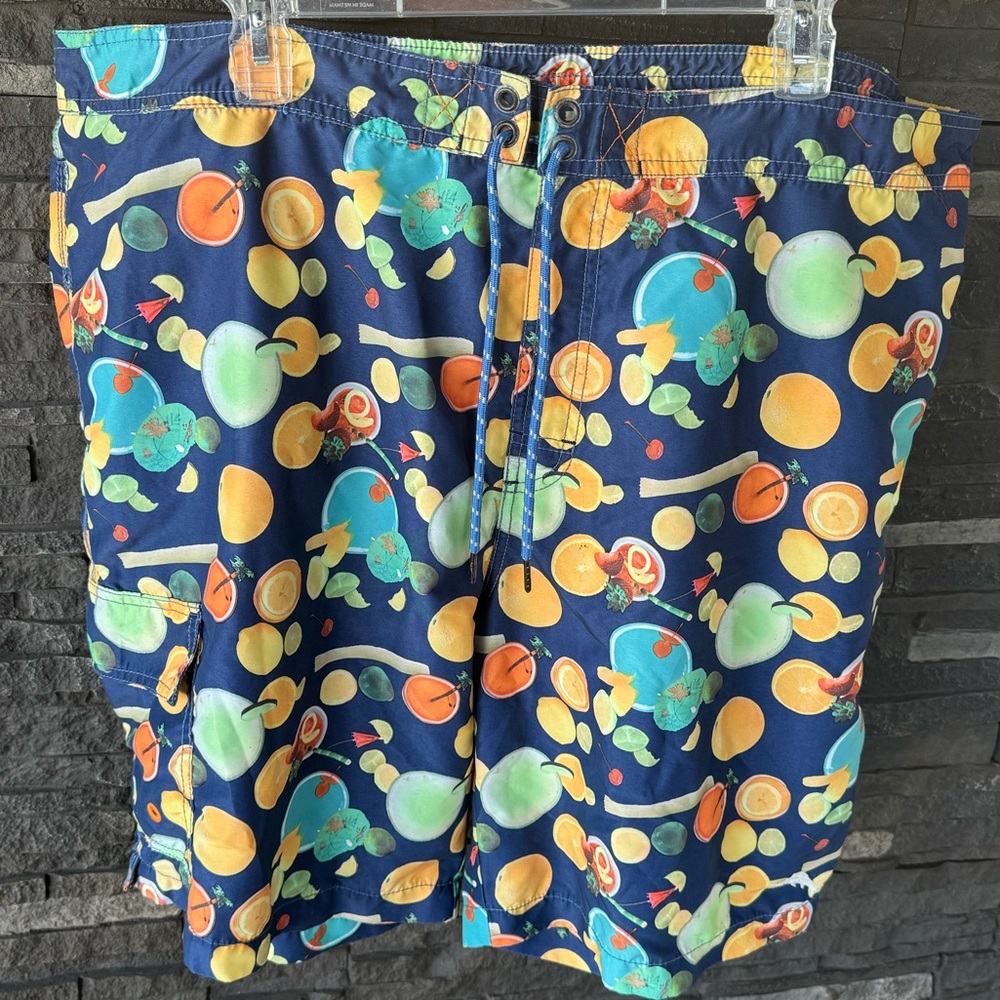 Tommy Bahama Shorts Mens Size 2XL Baja Cabana Tropical Beach Board Swim Trunks